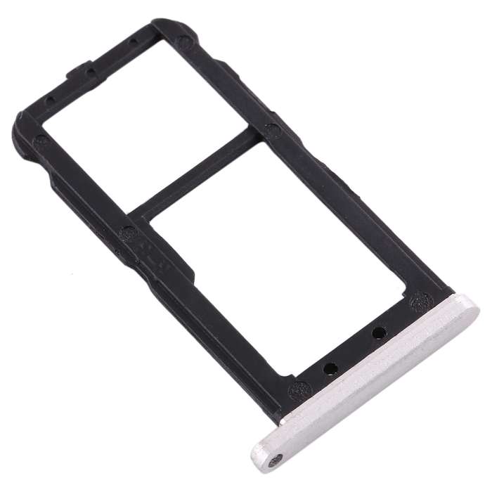 SIM Card Tray + SIM Card Tray / Micro SD Card Tray for Nokia 7 TA-1041 (Black)
