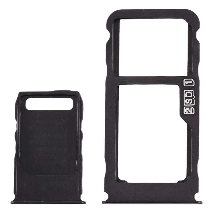 SIM Card Tray + SIM Card Tray + Micro SD Card Tray for Nokia 3.1 Plus (Blue)