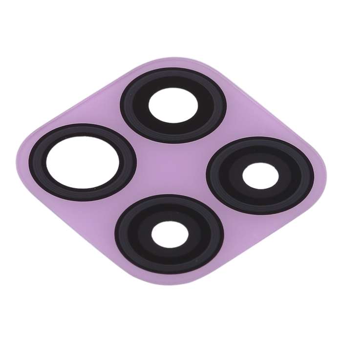 For Huawei P40 Lite 10pcs Original Back Camera Lens (Pink)