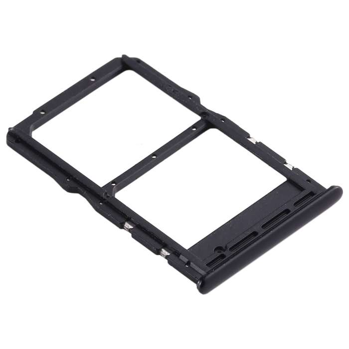 SIM Card Tray + NM Card Tray for Huawei Nova 5z / Nova 5i Pro (Black)