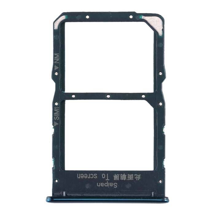 SIM Card Tray + NM Card Tray for Huawei Nova 5z / Nova 5i Pro (Black)