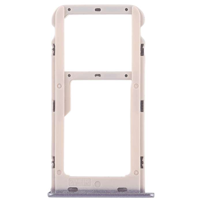 SIM Card Tray + SIM Card Tray / Micro SD Card Tray for Huawei Honor 6A (Silver)