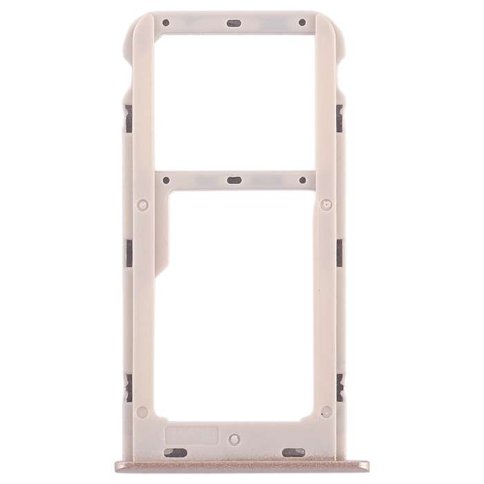 SIM Card Tray + SIM Card Tray / Micro SD Card Tray for Huawei Honor 6A (Silver)