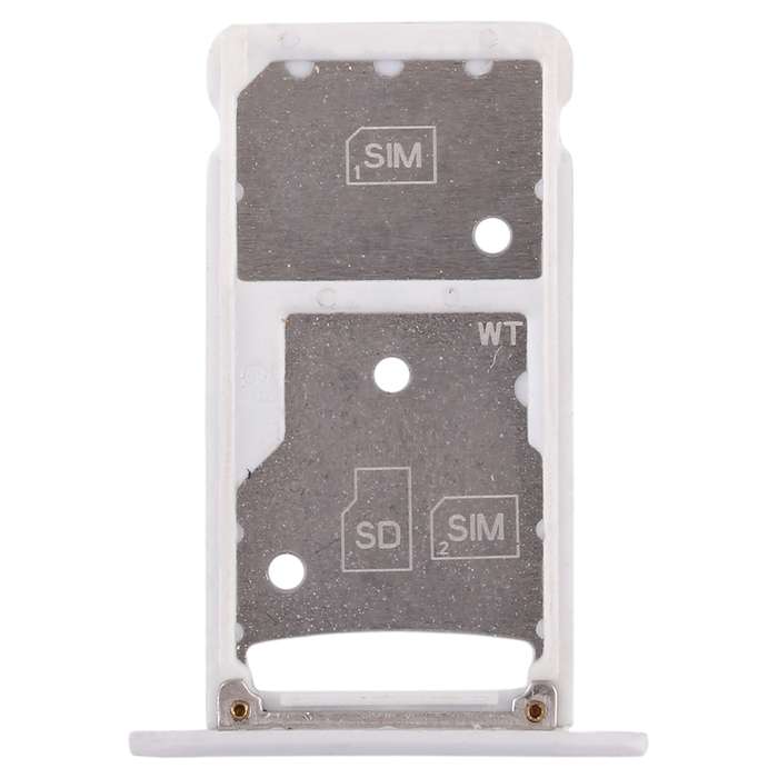 2 SIM Card Tray / Micro SD Card Tray for Huawei Enjoy 6 / AL00(Grey)