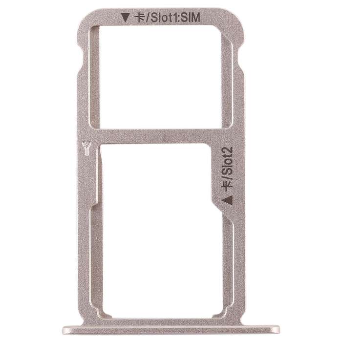 SIM Card Tray + SIM Card Tray / Micro SD Card for Huawei Honor 8 (Silver)