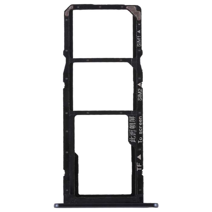 SIM Card Tray + SIM Card Tray + Micro SD Card for Huawei Honor 7A (Blue)