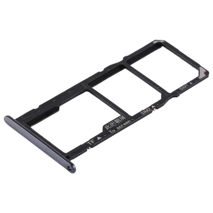 SIM Card Tray + SIM Card Tray + Micro SD Card for Huawei Honor 7A (Blue)