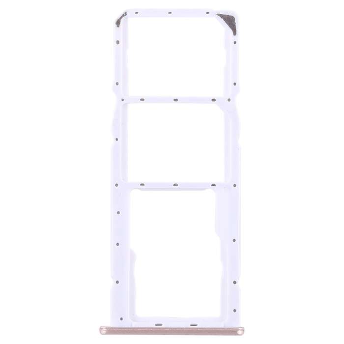 2 SIM Card Tray + Micro SD Card Tray for Huawei Honor Play 7C(Blue)