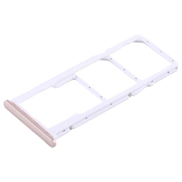 2 SIM Card Tray + Micro SD Card Tray for Huawei Honor Play 7C(Blue)