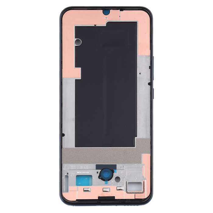Original Middle Frame Bezel Plate for Xiaomi Mi 10 Lite 5G / Mi 10 Youth 5G M2002J9G(Black)