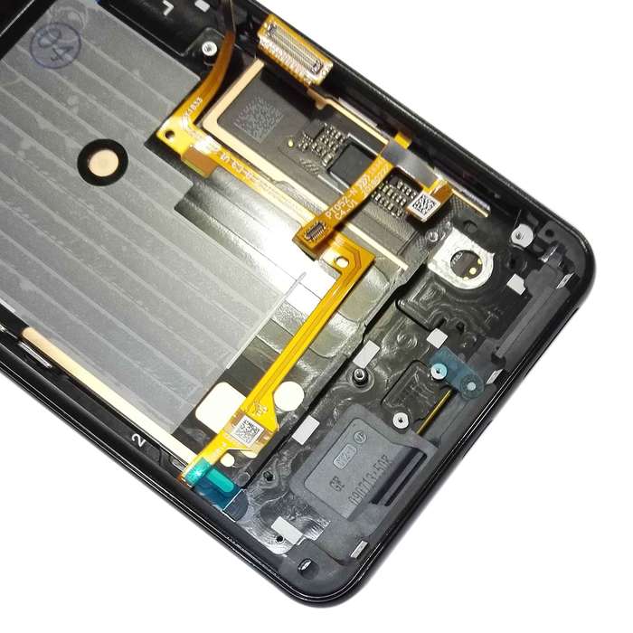 OEM LCD Screen for Google Pixel 3 XL Digitizer Full Assembly with Frame (Black)