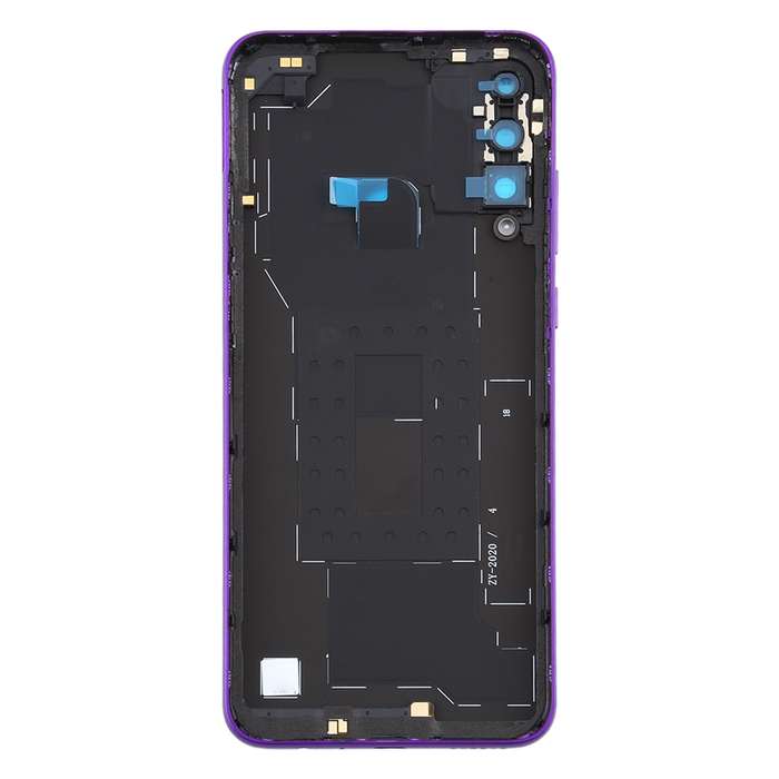 Original Battery Back Cover with Camera Lens Cover for Huawei Y6p(Black)