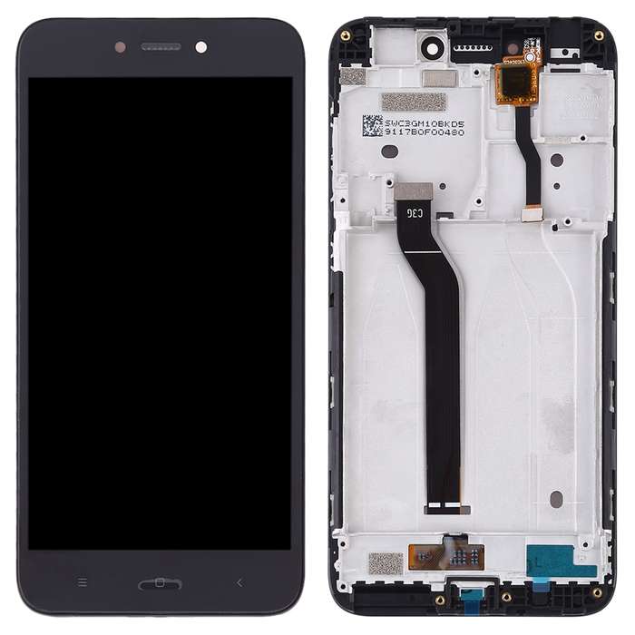TFT LCD Screen for Xiaomi Redmi Go Digitizer Full Assembly with Frame(Black)