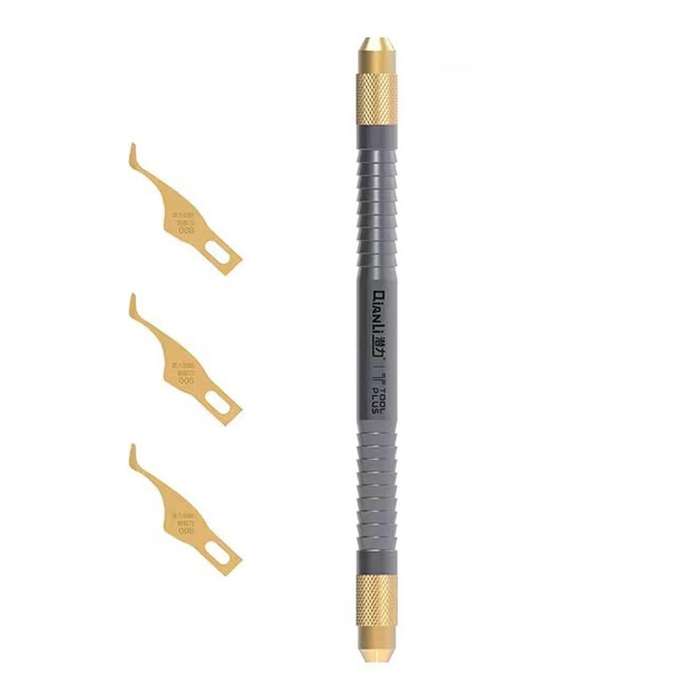 QIANLI 008 Multifunctioal CPU IC Glue Remover Knife Thin Blade Motherboard BGA Chip Glue Cleaning Kn