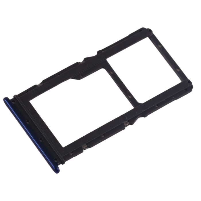 SIM Card Tray + SIM Card Tray / Micro SD Card Tray for Xiaomi Redmi Note 7 / Redmi Note 7 Pro(Blue)