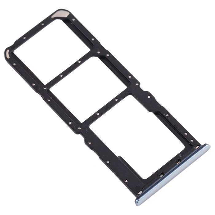 For Realme X2 SIM Card Tray + SIM Card Tray + Micro SD Card Tray (Blue)