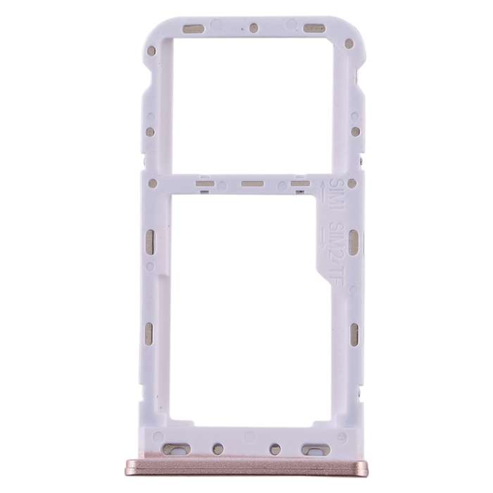 For Meizu M6T SIM Card Tray + SIM / Micro SD Card Tray (Gold)