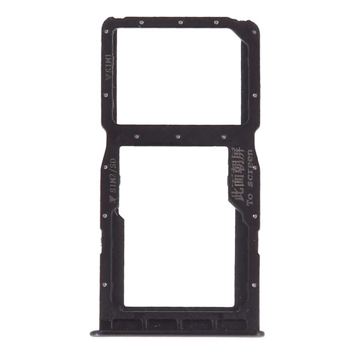 SIM Card Tray + SIM Card Tray / Micro SD Card for Huawei P30 Lite(Blue)