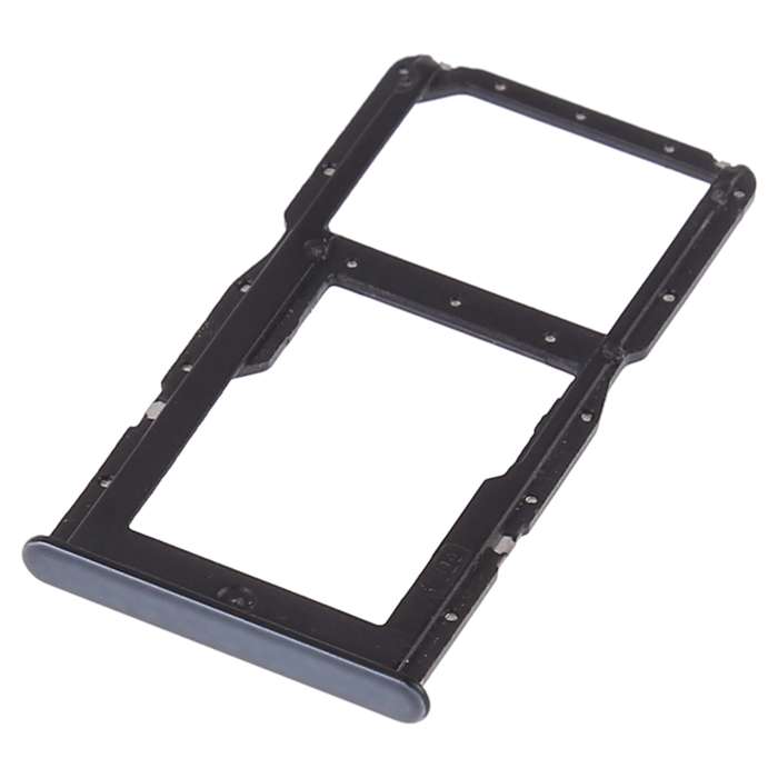 SIM Card Tray + SIM Card Tray / Micro SD Card for Huawei P30 Lite(Blue)
