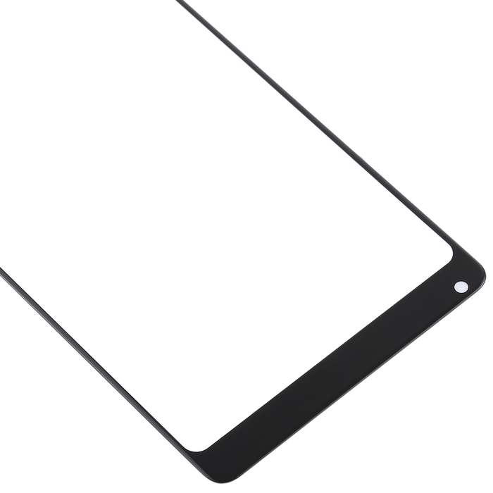 Front Screen Outer Glass Lens for Xiaomi Mi Mix2(Black)
