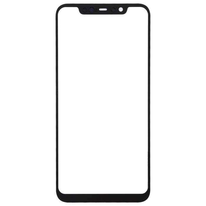 Front Screen Outer Glass Lens for Xiaomi Mi 8(Black)