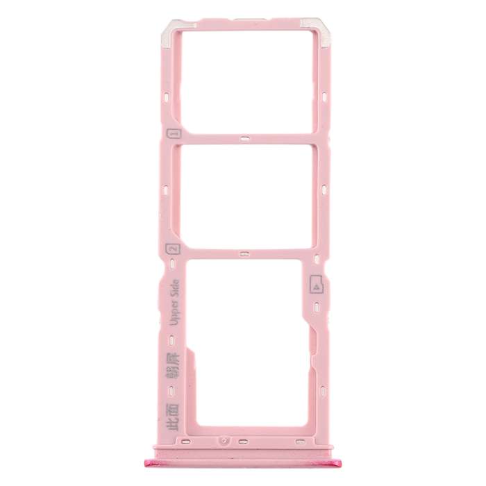 For vivo Y3 SIM Card Tray + SIM Card Tray + Micro SD Card Tray (Blue)