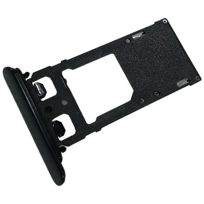 SIM1 Card Tray + SIM2 Card / Micro SD Card Tray for Sony Xperia XZ(Blue)