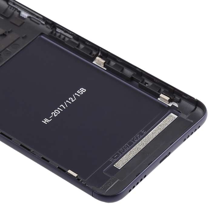 Back Cover with Camera Lens & Side Keys for Asus Zenfone Max Plus (M1) / ZB570TL(Black)