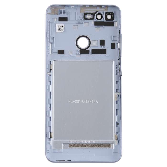 Back Cover with Camera Lens & Side Keys for Asus Zenfone Max Plus (M1) / ZB570TL(Black)