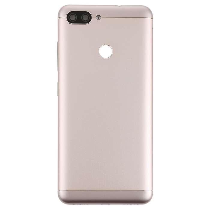 Back Cover with Camera Lens & Side Keys for Asus Zenfone Max Plus (M1) / ZB570TL(Black)