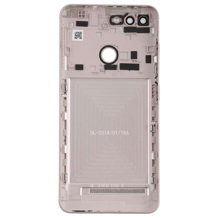 Back Cover with Camera Lens & Side Keys for Asus Zenfone Max Plus (M1) / ZB570TL(Black)