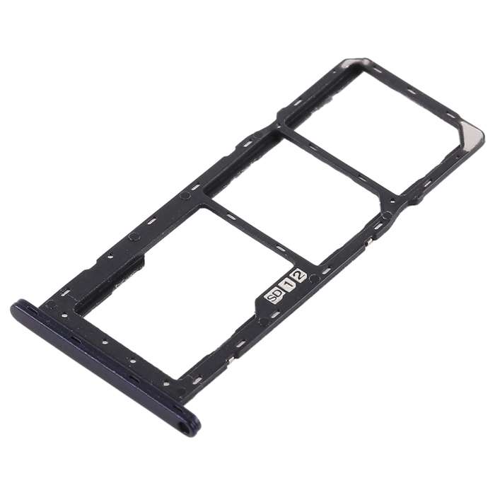 SIM Card Tray + SIM Card Tray + Micro SD Card Tray for Asus Zenfone Max Pro (M1) ZB601KL ZB602KL(Bla