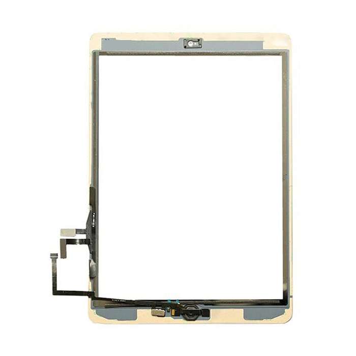 Touch Panel with Home Key Flex Cable for iPad 5 9.7 inch 2017 A1822 A1823(Black)