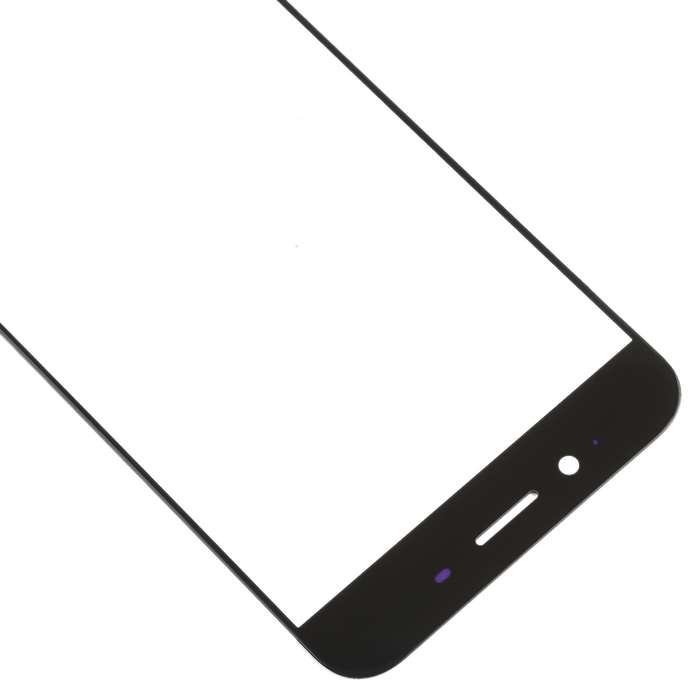 For OPPO R9s Front Screen Outer Glass Lens (Black)
