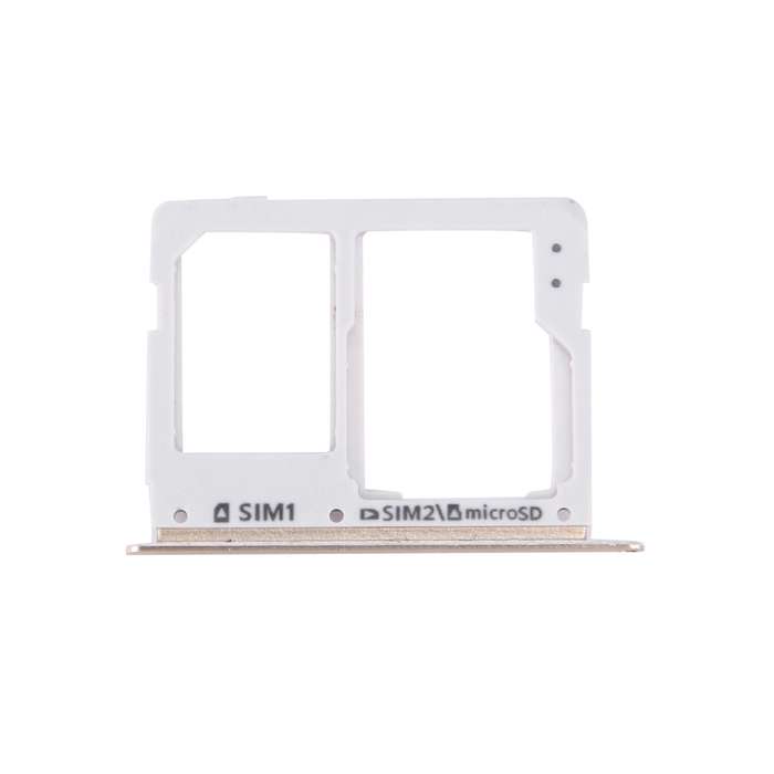 For Galaxy C5 / C5000 SIM Card Tray + Micro SD / SIM Card Tray (Gold)