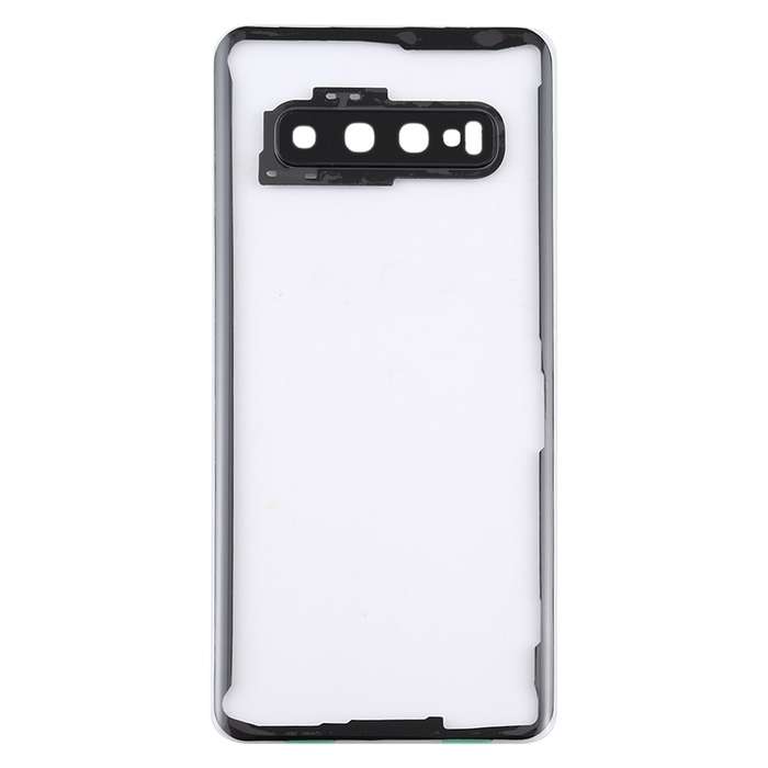 For Samsung Galaxy S10 G973F/DS G973U G973 SM-G973 Transparent Battery Back Cover with Camera Lens C