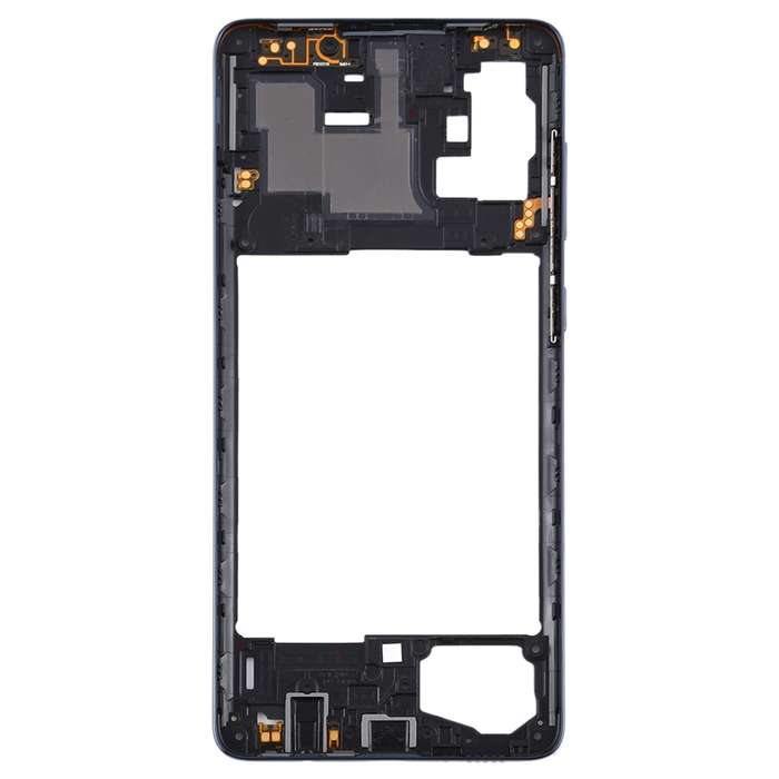 For Samsung Galaxy A71 Middle Frame Bezel Plate (Black)