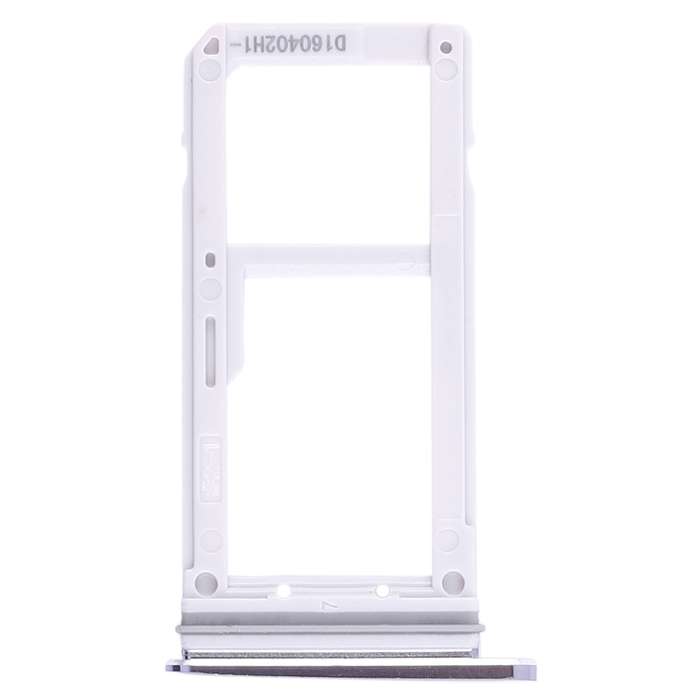 For Galaxy S7 2 SIM Card Tray / Micro SD Card Tray (Black)