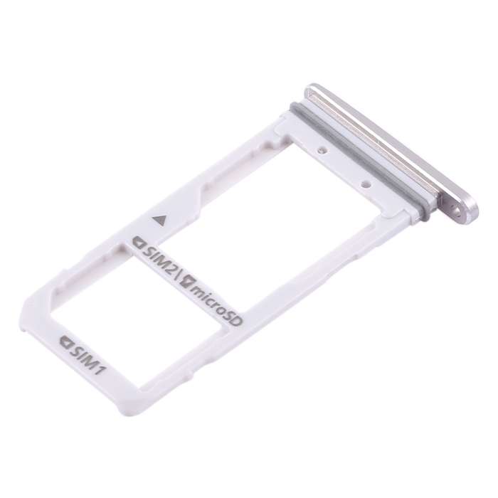 For Galaxy S7 2 SIM Card Tray / Micro SD Card Tray (Black)