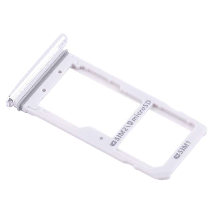 For Galaxy S7 2 SIM Card Tray / Micro SD Card Tray (Black)