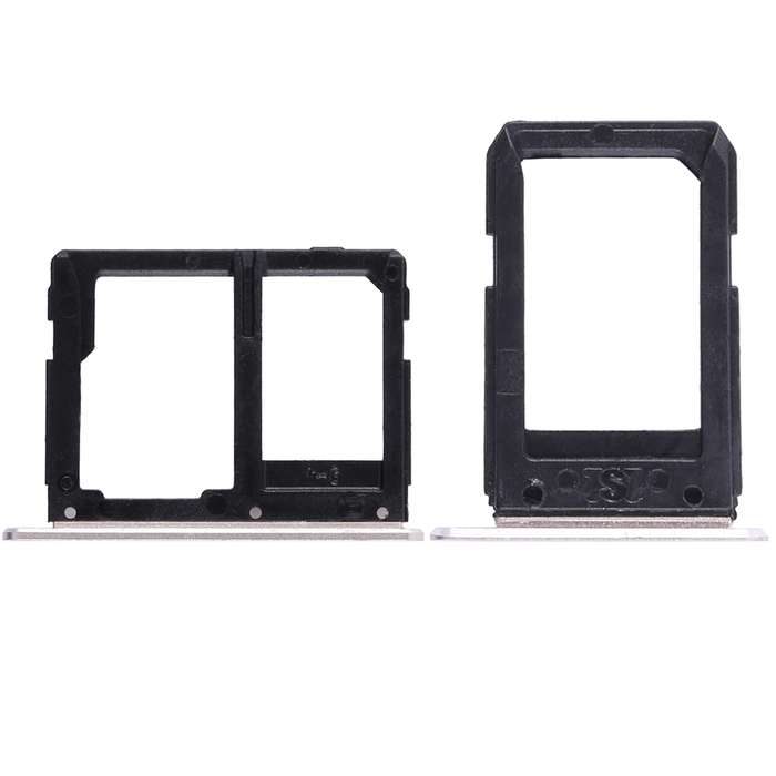 For Galaxy A5108 / A7108 2 SIM Card Tray + Micro SD Card Tray (White)