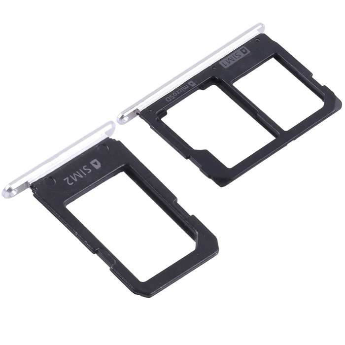 For Galaxy A5108 / A7108 2 SIM Card Tray + Micro SD Card Tray (White)