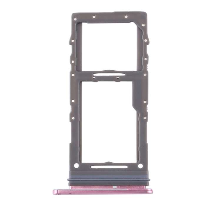 For Samsung Galaxy S20+ / Galaxy S20 Ultra SIM Card Tray + Micro SD Card Tray (Black)