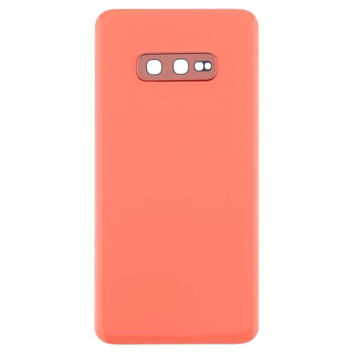 For Galaxy S10e Battery Back Cover with Camera Lens (Black)