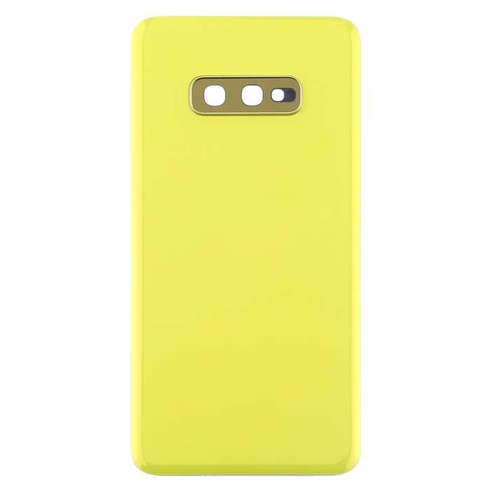 For Galaxy S10e Battery Back Cover with Camera Lens (Black)