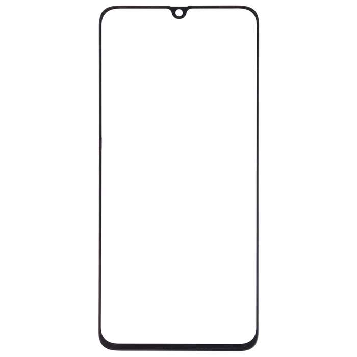 For Galaxy A70 Front Screen Outer Glass Lens (Black)