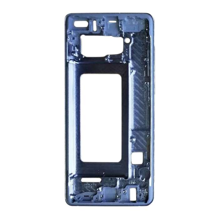 For Galaxy S10+ Front Housing LCD Frame Bezel Plate (Blue)