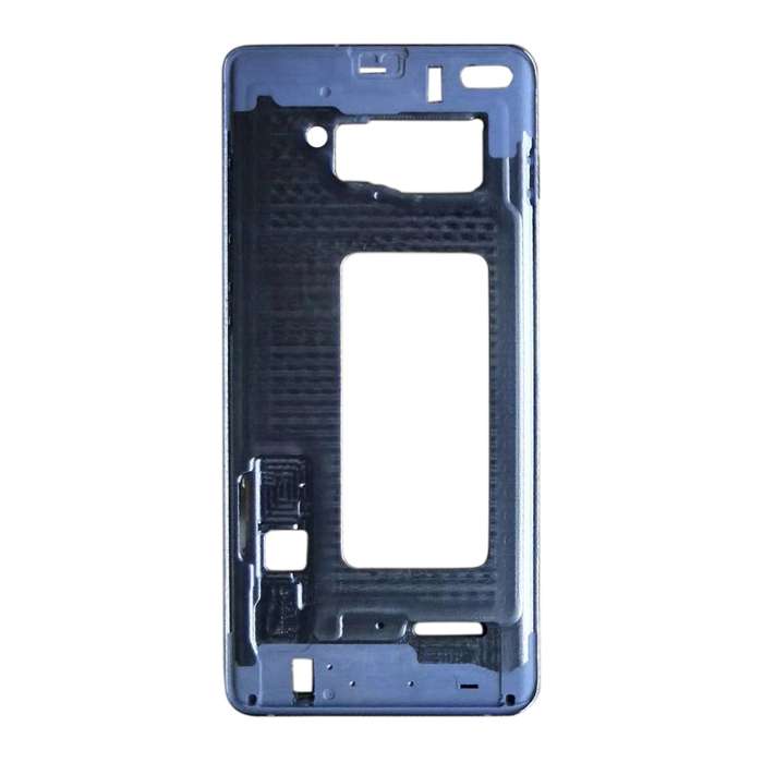 For Galaxy S10+ Front Housing LCD Frame Bezel Plate (Blue)