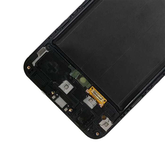 Original LCD Screen with Frame for Galaxy A50 SM-A505F with Digitizer Full Assembly(Black)
