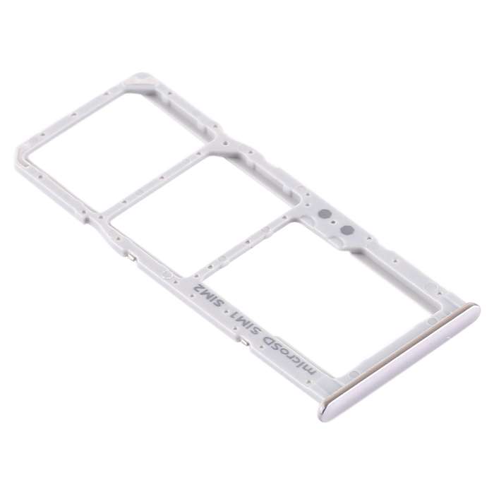 For Samsung Galaxy A51 / A515 SIM Card Tray + SIM Card Tray + Micro SD Card Tray (Pink)